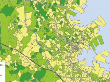 貯蓄階級別世帯数推計データ（行政区分地図版）