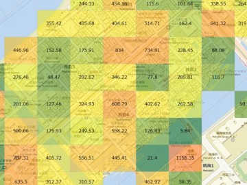 平成22年国勢調査 100mメッシュ推計データ