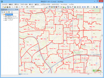 学校区（小中学校区ポリゴン・ポイントデータベース）