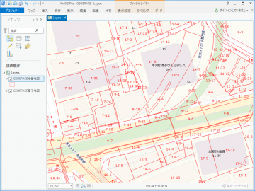 GEOSPACE 地番地図